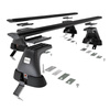 Aluminium-Dachträger für Skoda Octavia IV (2019-....) - schwarz Dachträger Dachgepäckträger - ohne Montagelemente