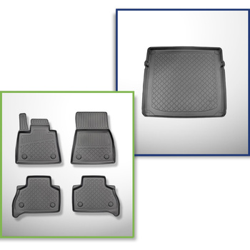 Set Kofferraumschale und angepasste Autoteppiche TPE für: BMW X5 G05 SAV (11.201