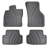 TPE Fußmatten Auto für Seat Leon IV Hatchback (03.2020-....) - schwarz Automatten Autoteppiche