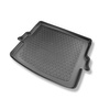 Kofferraumwanne für DS 7 Crossback SUV (02.2018-2022) - Kofferraummatte rutschfest Schutzmatte - obere Ladefläche; Varioboden im hoechsten Ebene