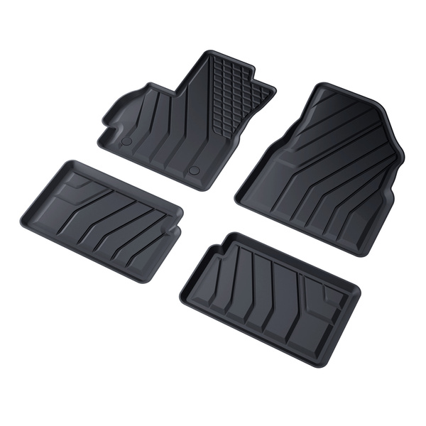 TPE Fußmatten Auto für OMODA 5 Crossover (04.2024-....) - schwarz Automatten Autoteppiche