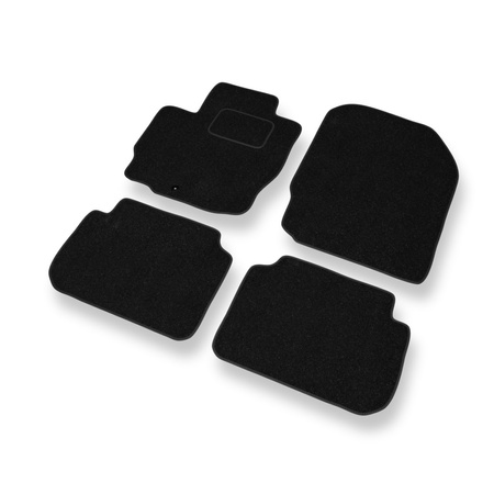 Fußmatten Auto für Mitsubishi Colt VII (2008-2012) - schwarze Automatten Autoteppiche