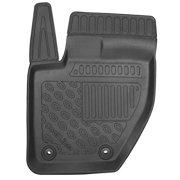 Set Kofferraumschale und angepasste Autoteppiche TPE PREMIUM für: Volvo V40 II Hatchback (07.2012-07.2019) - untere Ladefläche (ohne doppeltem Gepäckraumboden)