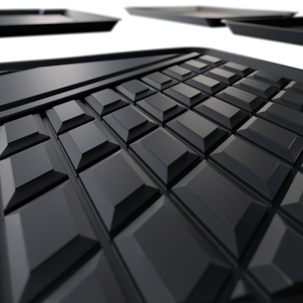 TPE Fußmatten Auto für OMODA 5 Crossover (2024-....) - schwarz Automatten Autoteppiche