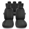 Universal Sitzbezüge Auto für Jeep Wrangler II, III, IV (1997-....) – Autositzbezüge Schonbezüge für Autositze – UNE-1