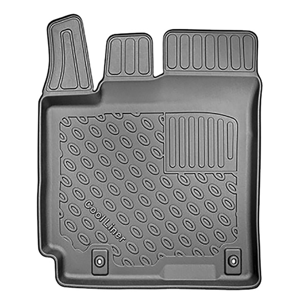 TPE Fußmatten Auto für Hyundai Kona Hybrid SUV (09.2019-....) - schwarz Automatten Autoteppiche - nicht für die elektrische Version