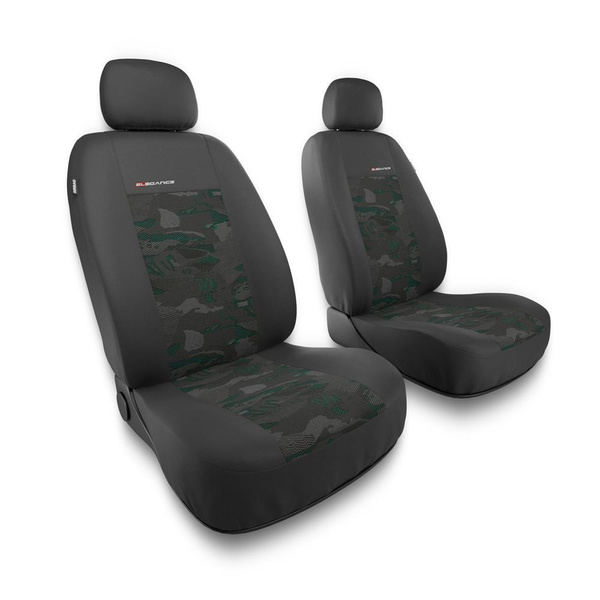 Universal Sitzbezüge Auto für Peugeot 508 I, II (2011-....) – Vordersitze Autositzbezüge Schonbezüge – 2UNE-GR