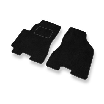 Fußmatten Auto für Hyundai Tucson I SUV (2004-2010) - Premium Velours schwarze A
