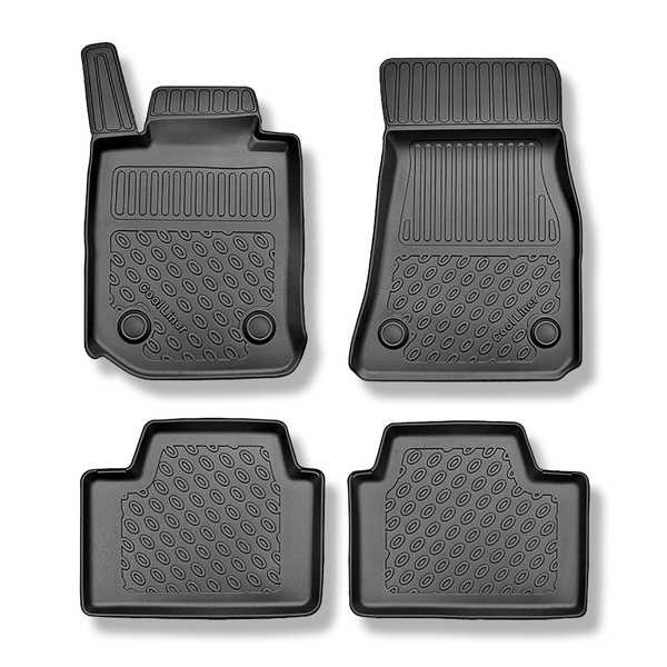 TPE Fußmatten Auto für BMW 3er G20, G21, G80 Touring, Limousine (03.2019-....) - schwarz Automatten Autoteppiche - auch mit Hybridantrieb