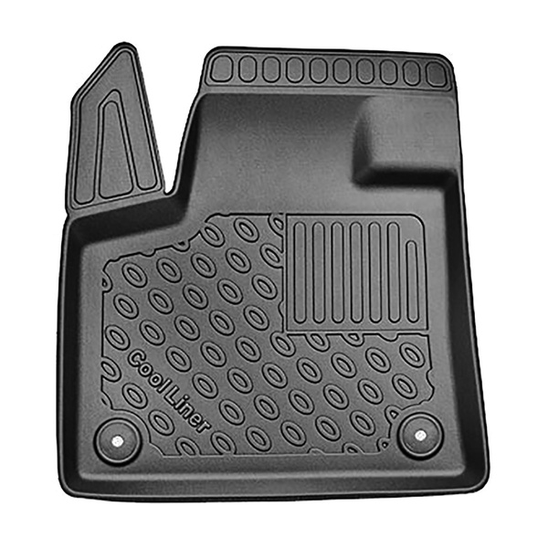 TPE Fußmatten Auto für Peugeot 3008 II Hybrid & Hybrid4 SUV (09.2019-....) - schwarz Automatten Autoteppiche - mit Hi-Fi-System FOCAL