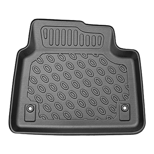 Set Kofferraumschale und angepasste Autoteppiche TPE für: Land Rover Discovery Sport L550 SUV (2019-....) - 5/7 Sitze;dritte Reihe zusammengeklappt;auch für Modelle mit Befestigungsschienen;rechte Nische entfernbar;auch Plug-in-Hybrid