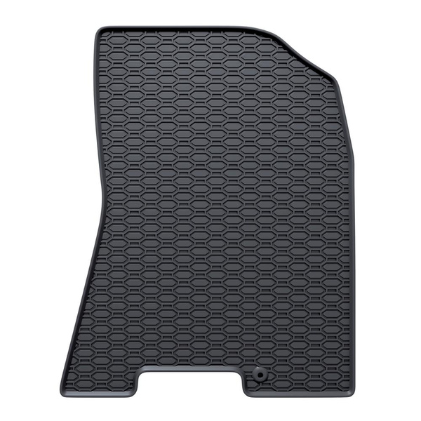 Gummifußmatten Auto für Kia Sportage IV SUV (2016-2021) - Gummimatten Gummi Fußmatten - schwarz - 4 Stk.