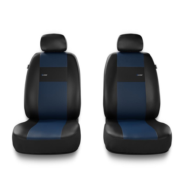 Universal Sitzbezüge Auto für Peugeot 508 I, II (2011-....) – Vordersitze Autositzbezüge Schonbezüge – 2XL-BL
