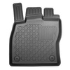 Set Kofferraumschale und angepasste Autoteppiche TPE für: Volkswagen Arteon Fastback, Shooting Brake (06.2017-....) - mit Reparaturset, ohne Reserverad; linke Ausbuchtung abschneidbar