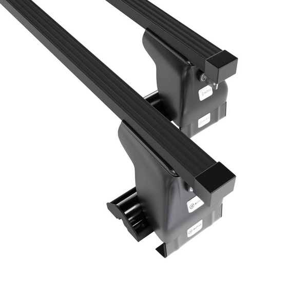 Stahl-Dachträger für Nissan Maxima mk VI (2004-2008) - schwarz Dachträger Dachgepäckträger - ohne Montagelemente