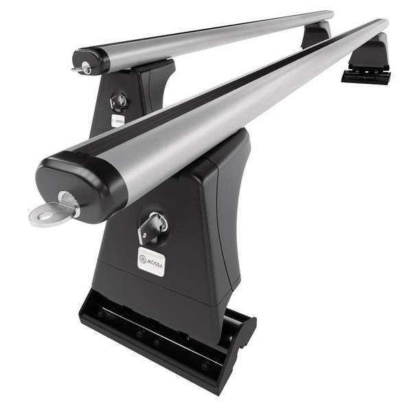 Aluminium-Dachträger für Peugeot 308 (2007-2013) - silbern Dachträger Dachgepäckträger - Montagepunkte