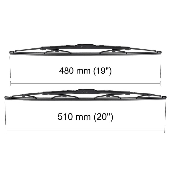 Vordere Scheibenwischer für Opel Astra G Caravan, Coupé, Hatchback, Cabriolet, Limousine (03.1998-07.2009) - Wischerblätter Standard