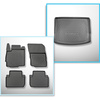 Set Kofferraumschale und angepasste Autoteppiche TPE für: Mitsubishi Eclipse Cross SUV (01.2018-....) - nicht fuer Plug-in Hybrid