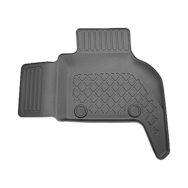 TPE Fußmatten Auto für Land Rover Defender 110, 130 (L663) SUV (01.2020-....) - schwarz Automatten Autoteppiche - 7 Sitze