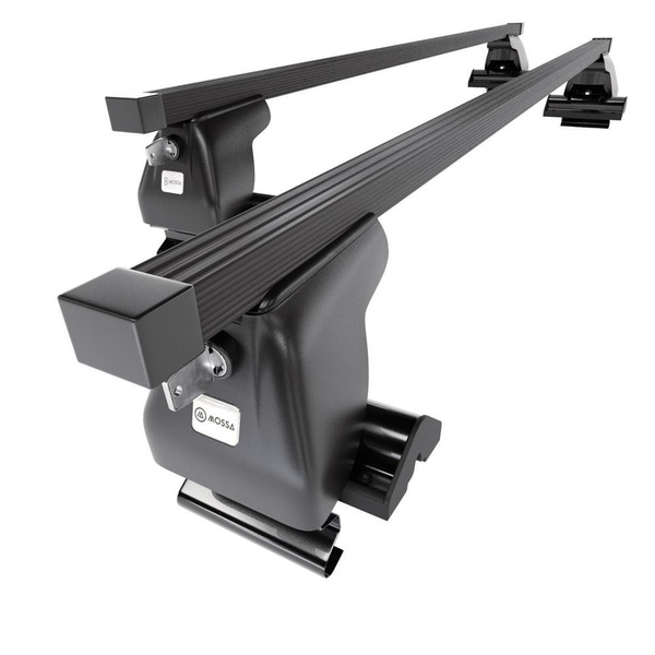 Stahl-Dachträger für Nissan Terrano R20 mk II (1993-2002) - schwarz Dachträger Dachgepäckträger - ohne Montagelemente