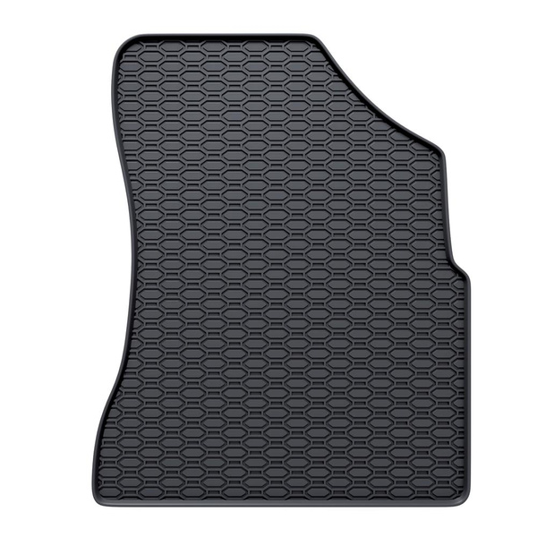 Gummifußmatten Auto für Peugeot Partner II Van (2008-2018) - Gummimatten Gummi Fußmatten - schwarz - 2 Stk.