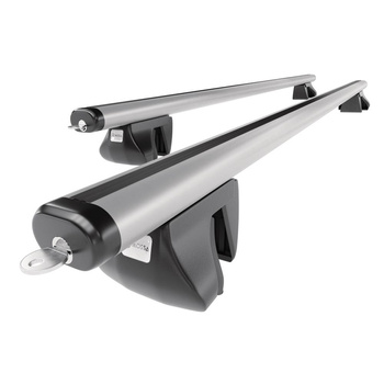 Aluminium-Dachträger für Skoda Roomster (2007-2015) - silbern Dachträger Dachgepäckträger - Reling
