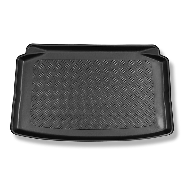 Kofferraumwanne für Volkswagen Polo VI Hatchback (10.2017-....) - Kofferraummatte rutschfest Schutzmatte - untere Ladefläche; Modelle ohne Varioboden