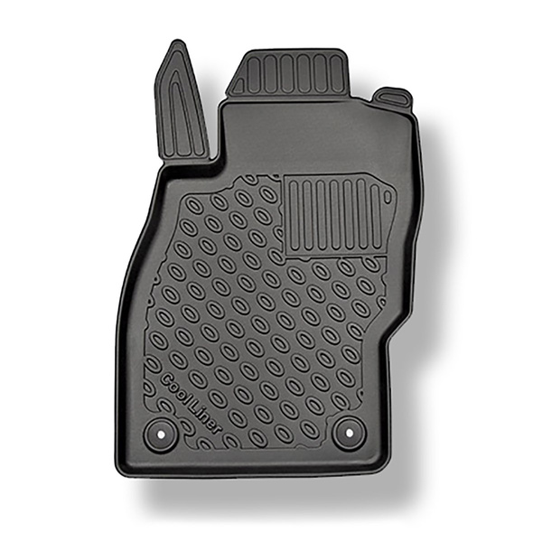 TPE Fußmatten Auto für Opel Corsa D IV Hatchback (2006-11.2014) - schwarz Automatten Autoteppiche