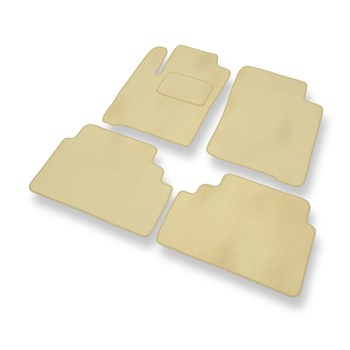 Fußmatten Auto für Renault Scenic I MPV (1996-2003) - Premium Velours beige Auto