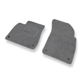 Fußmatten Auto für Audi Q7 II SUV (2015-....) - Premium Velours graue Automatten