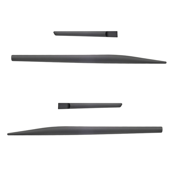 Schwarze Auto Seitenschutzleisten Toyota Yaris Hatchback (5 Türen) - (2020-....)